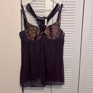 *** new with tags*** purple baby doll lingerie